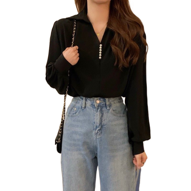 Niche Loose Outer Wear All-matching Long Sleeve Top - Image 5