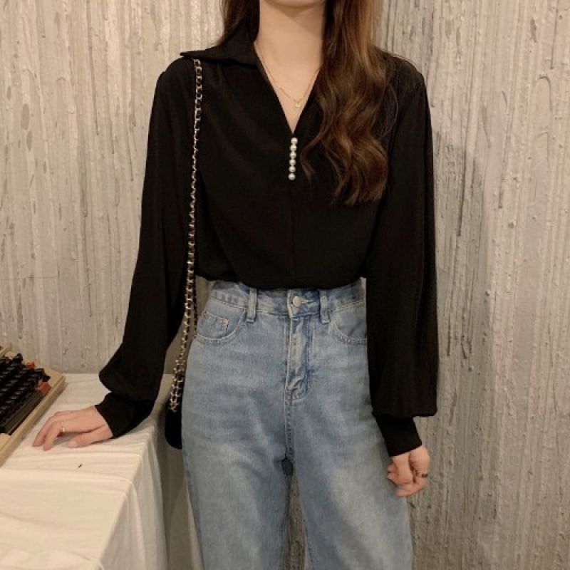 Niche Loose Outer Wear All-matching Long Sleeve Top - Image 7