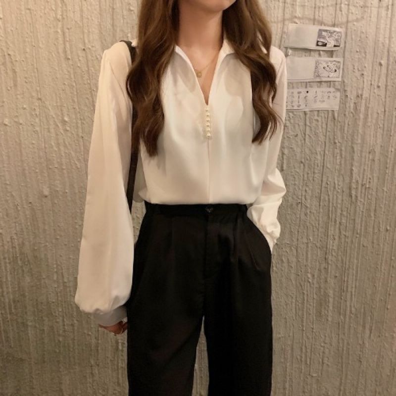 Niche Loose Outer Wear All-matching Long Sleeve Top - Image 6
